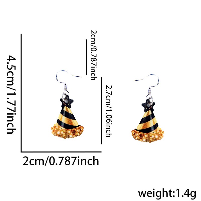 5 Elegant Happy New Year Women's Earrings